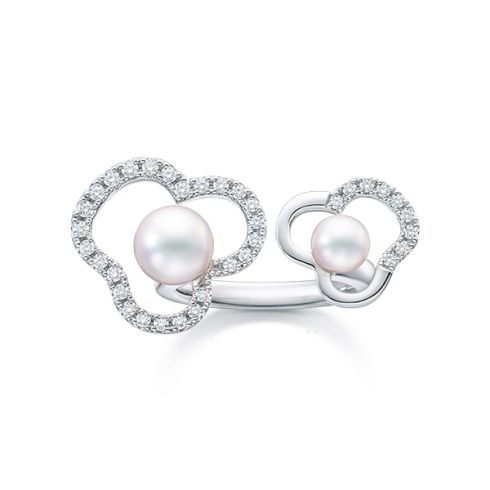 チャンツ デュオ ダイヤモンド パヴェ リング