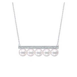 バランス シグネチャー ダイヤモンド パヴェ ネックレス