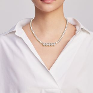 【専用】極美品⭐︎TASAKI タサキ バランス シグネチャーネックレス WG バランス シグネチャー ネックレス P-15884-18KWG|ネックレス