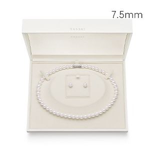 あこや真珠 ネックレスセット(7.5ｍｍ・ピアスタイプ)