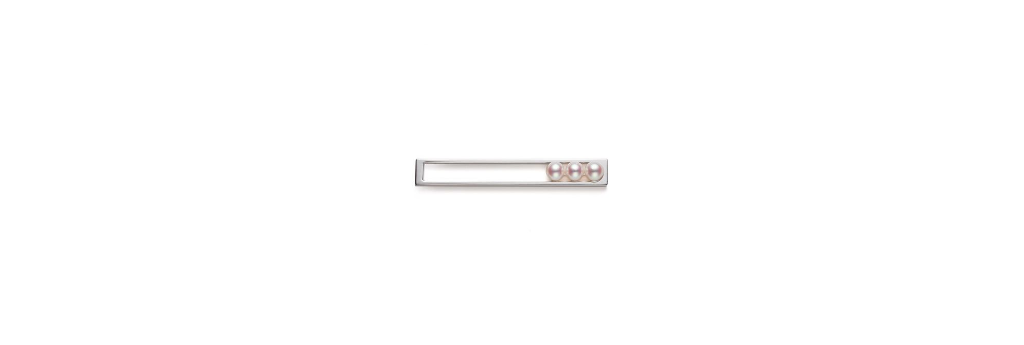 近年モデル✨美品✨タサキ あやこ真珠 タイバー 925シルバー 箱付 タイピン 近年モデル✨美品✨タサキ あやこ真珠 タイバー 925シルバー 箱