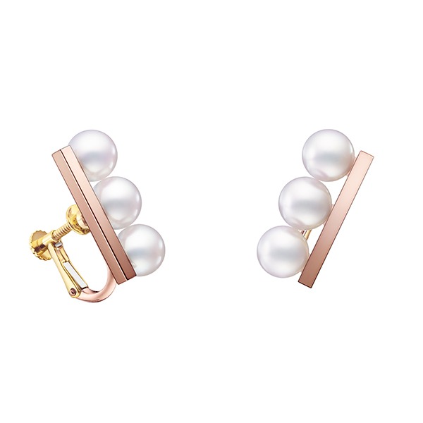 バランス ネオ イヤリング(クリップタイプ) E-4315-18KSG-UC