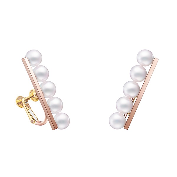 バランス プラス イヤリング (クリップタイプ) E-4463-18KSG-UC