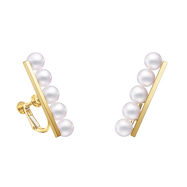 バランス プラス イヤリング (クリップタイプ) E-4463-18KYG-UC