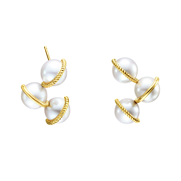 ウォーヴン イヤリング EC-4093-18KYG|イヤリング/WOVEN|TASAKI