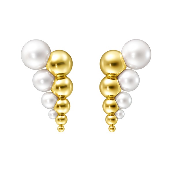 関税/送料込み【en route】18Kリンクイヤリング en route jewelry | Best Online Jewelry Store