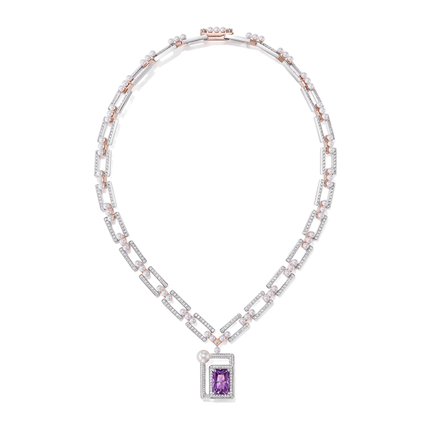 リンケージ ネックレス PIS-17096-18KSG-18KWG|ネックレス/Linkage