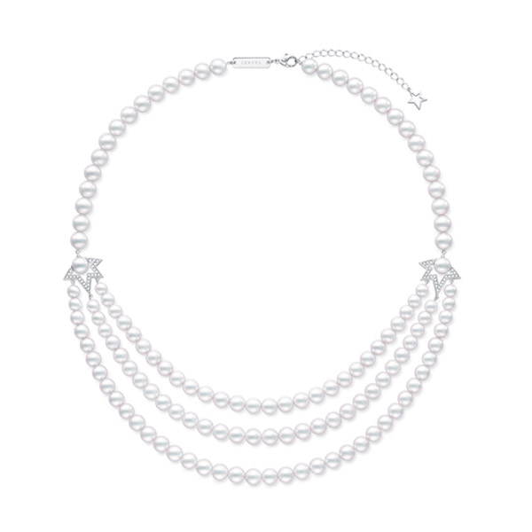 コメット プラス ダイヤモンド パヴェ ネックレス UFN-N1313-18KWG