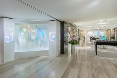 TASAKIパールとアートのコラボレーション “Bloomin’ Pearl”がTASAKI 銀座本店にて開催中
