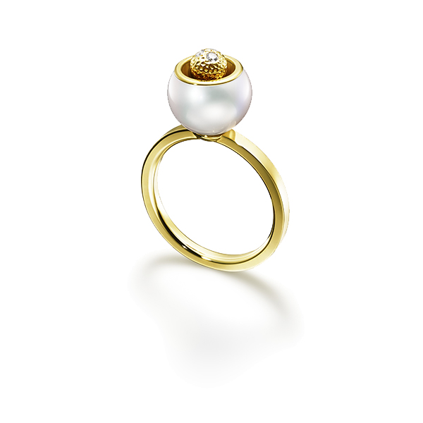 CUBIC PEARL Ring