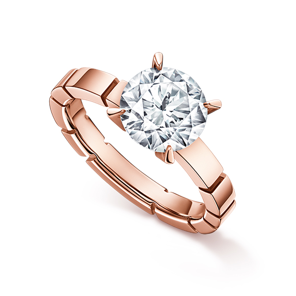 PIANO Solitaire Ring