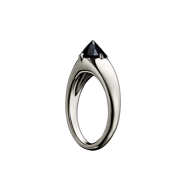 refined rebellion solid white gold Ring