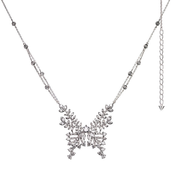 mimic butterfly Necklace PID-16454-18KWG | mimic butterfly | mimic ...