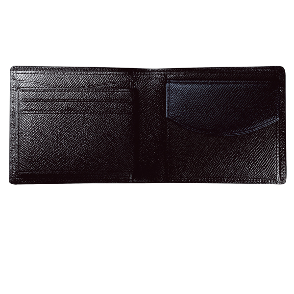 Bi-fold Wallet Black-Navy