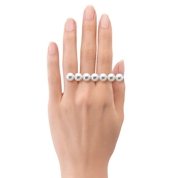 balance luxe double finger Ring
