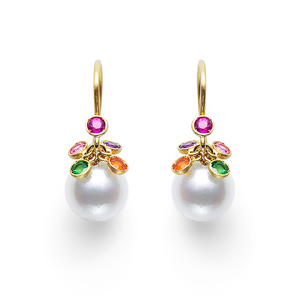 crowned pearl Earrings