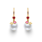 eclipse Earrings (pink sapphire)