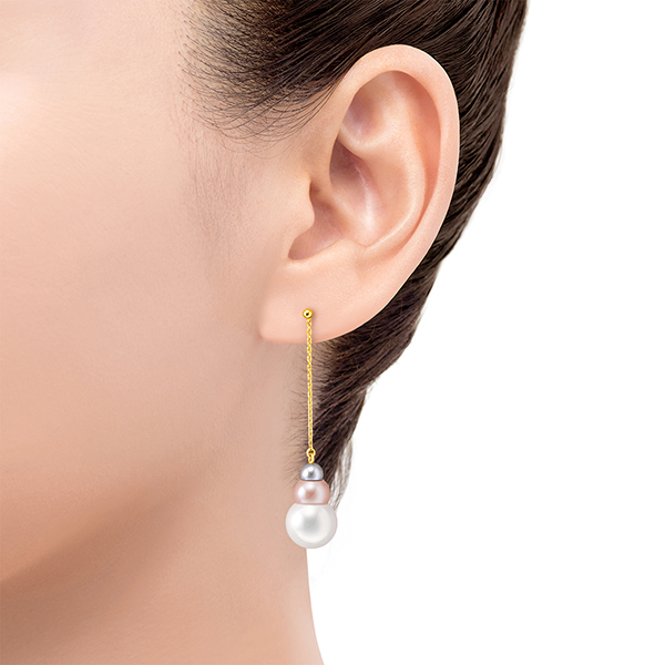 TRIPLE PEARL Earrings